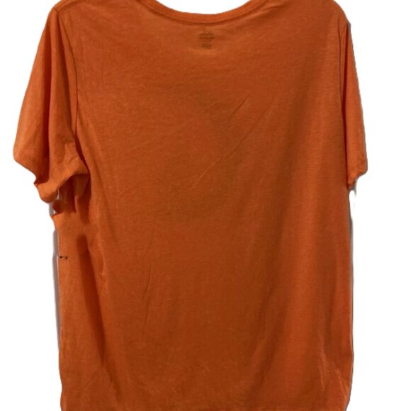 Way To Celebrate Ladies Halloween Orange Cat Sitting on Moon T-Shirt XL (16-18) - Picture 2 of 4